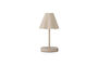 Miniatuur Oplaadbare draagbare lamp van beige metaal Lianna Productfoto