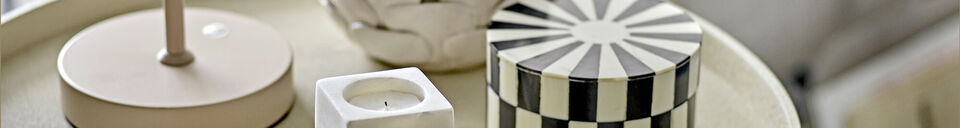 Benadrukte materialen Oplaadbare draagbare lamp van beige metaal Lianna