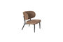 Miniature Orange fabric armchair Sanne Clipped
