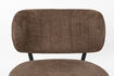 Miniature Orange fabric armchair Sanne 8