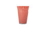 Miniature Orange glass vase Janine Clipped