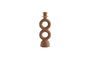 Miniature Orange stoneware candlestick Loop Clipped