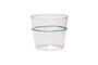Miniature Orbit green glass water glass Clipped