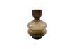 Miniature Organi amber glass vase 1