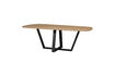 Miniature Organic Dining Table 220x100 cm Transparent Oak Tablo 1