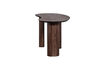 Miniature Organic Side Table/Desk Recycled Teak Brown SUN 5