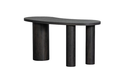Organic Sidetable/Desk 150x70cm MDF Dark Brown MAAN