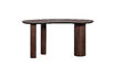 Miniatuur Organische Sidetable/Bureau gerecycled teak bruin SUN 3