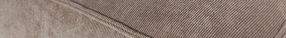 Material Details Ottoman in brown tissue Lazy