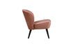 Miniatuur Oude roze fluwelen fauteuil Sara 6