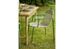 Miniature Outdoor Dining Chair in Green Iron Calana 3