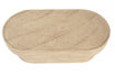 Miniature Oval beige concrete coffee table Noble 10