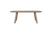 Miniature Oval Dining Table 220x90 cm Oak Pebble Grey Tablo 3