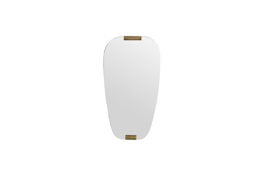 Oval golden mirror HDClips Clipped