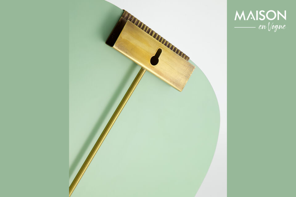 This handmade mirror brings a refined, art deco-inspired flair to your hallway or bedroom