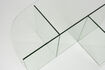 Miniatuur Ovalen salontafel van glas transparant Linea 10