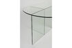 Miniatuur Ovalen salontafel van glas transparant Linea 12
