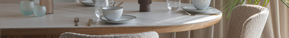 Materialbeschreibung Ovaler Esstisch 180 cm in Walnuss Almira