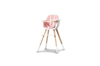 OVO High Chair white and pink