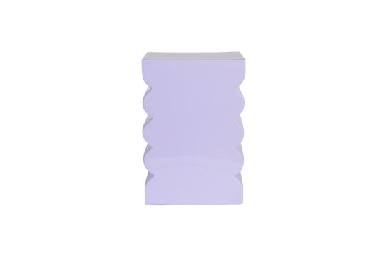 Zie de productbeschrijving paars aluminium krukje Curves Paars aluminium krukje Curves