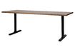 Miniature Paire de pieds de table 72x10x79 en métal noir Tablo 2