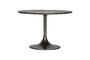 Miniature Pan black aluminum coffee table Clipped