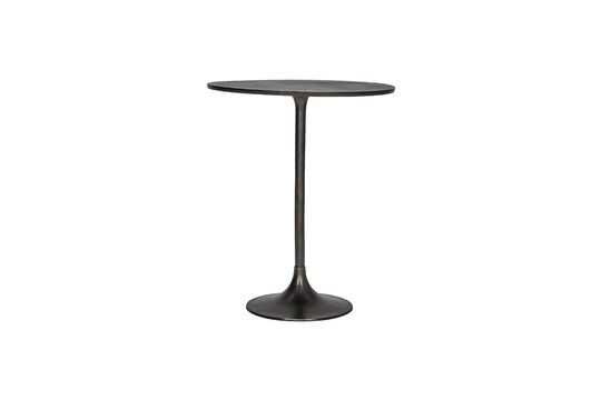 Pan black aluminum dining table