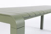 Miniatura Panca da giardino 175 cm in alluminio verde Vondel 8