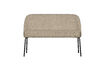 Miniatura Panca da pranzo 120 cm bouclé beige Vogue 1