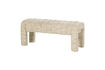 Miniatura Panca imbottita bouclé naturale FREX 1