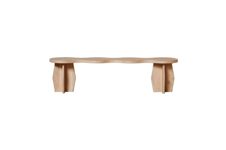 Scoprite l\'eleganza e la praticità combinate nella nostra panca in legno di mango