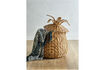 Miniature Panier avec couvercle en polyrattan naturel Anann 2