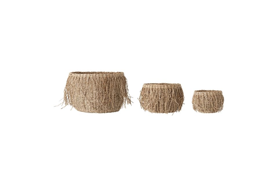Panier Berneuil en jonc de mer Bloomingville