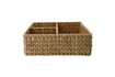 Miniature Panier de rangement 3 compartiments jacinthe d'eau naturelle Store 1