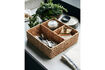Miniature Panier de rangement 3 compartiments jacinthe d'eau naturelle Store 2