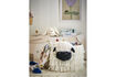 Miniature Panier L40xH30xW25 cm en polyester blanc Dolly 2