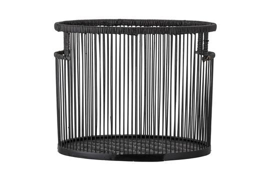 Panier noir en bambou Julin Détouré