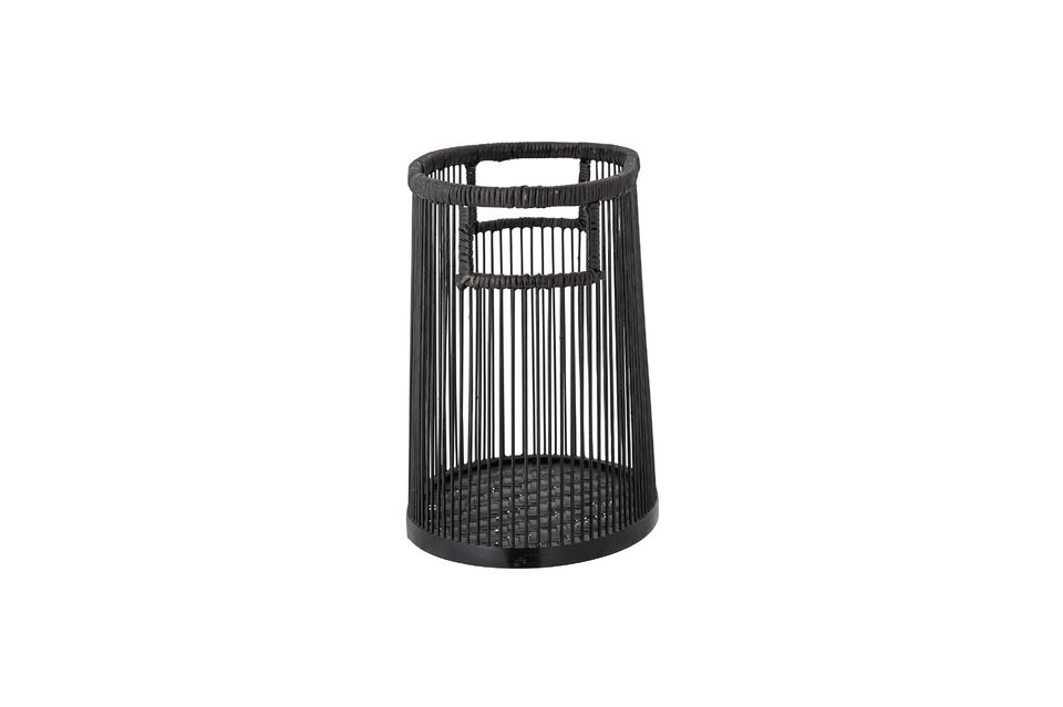 Panier noir en bambou Julin - 6