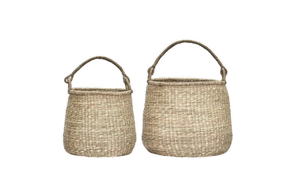 Paniers de rangement Lot de 2 herbiers marins naturel HDCesta House Doctor