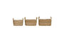 Miniature Paniers de rangement Lot de 3 Jute Naturel Stella Détouré