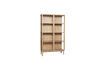 Miniature Panorama glass and light wood display case 1