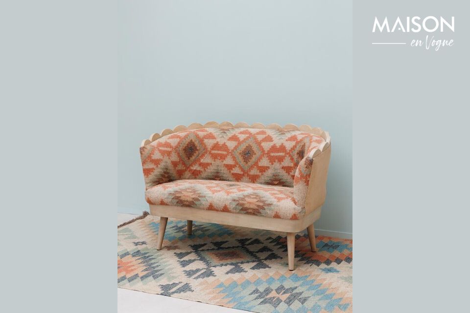 Discover comfort and style with the Pantai 2-seater sofa