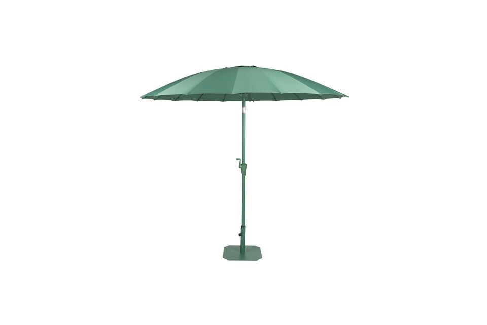 Parasol en polyester vert Sunshine Zuiver