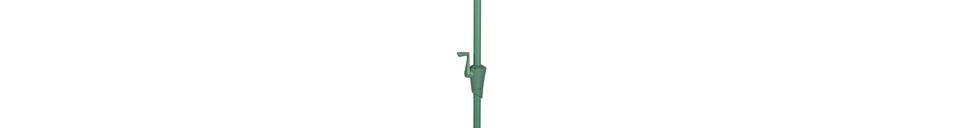 Mise en avant matière Parasol sans base en polyester vert Sunshine