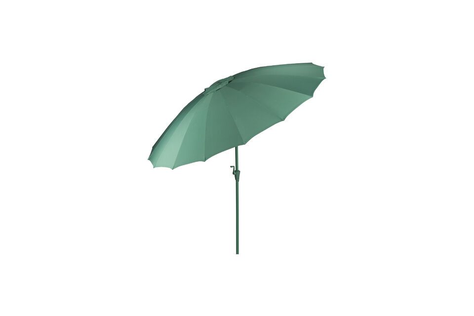 Vous rêvez d\'un coin d\'ombre où savourer vos moments de détente ? Le parasol en polyester vert