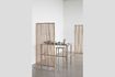 Miniature Paravent en bois beige Partition 3