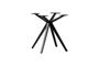 Miniatura Pata de mesa en cruz metal negro Holland Clipped