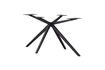 Miniatura Pata de mesa en cruz XL metal negro HOLLAND 1