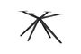 Miniatura Pata de mesa en cruz XL metal negro HOLLAND Clipped