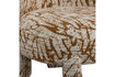 Miniature Patterned Armchair Natural and Brown Polyester Upke 7